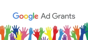 Illustration de Google Ad Grants 2025 pour les associations : guide des étapes clés pour profiter du programme publicitaire gratuit de Google.